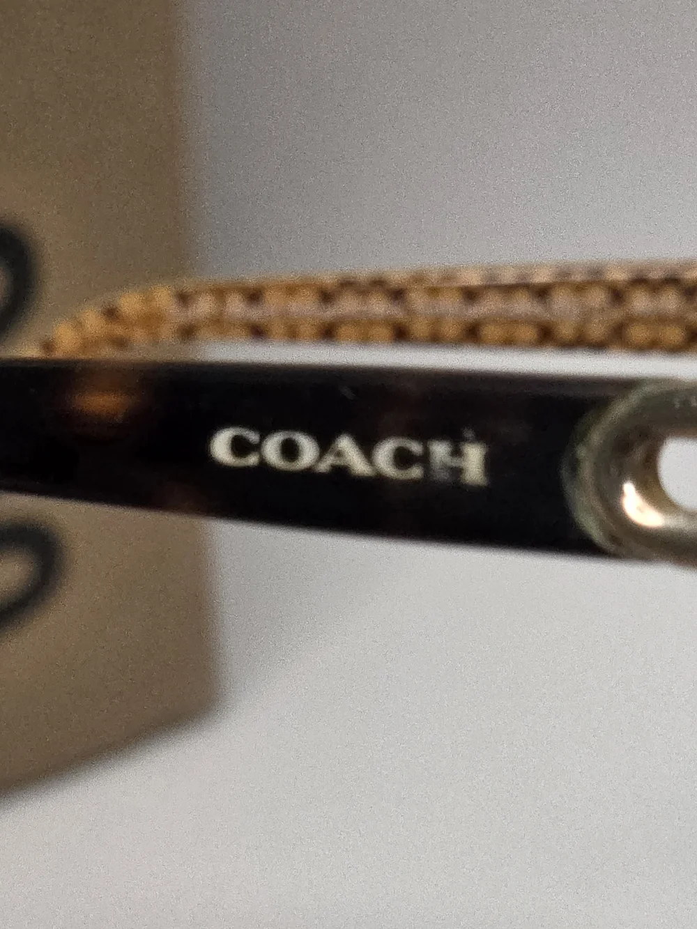 Coach Women’s Brown Signature Pattern Reading Glasses
